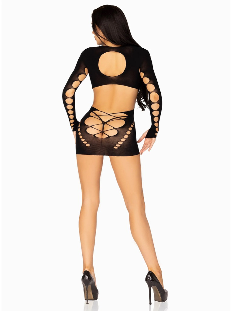 Leg Avenue - Invite Only Mini Dress - Black photo