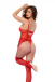 Mapale - 8897 Sequin Bodysuit - Red - M photo-4