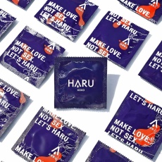 HARU - 0.03 XOXO Thin Condom 4's Pack photo