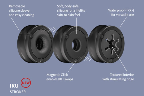 Fun Factory - Iku Flex Modular Masturbator - Black photo