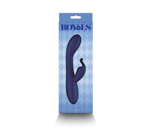 NS Novelties - Royals Empress Rabbit Vibrator - Metallic Blue photo