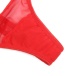 Ohyeah - Chain Heart Mesh Bra Set - Red - M 照片-19