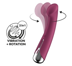 Satisfyer - Spinning G-Spot 1 Vibrator - Red 照片