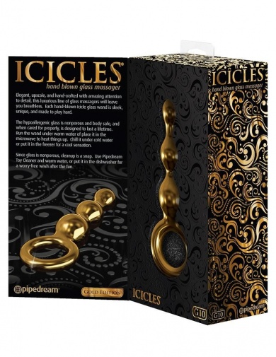 Icicles - 三重黃金後庭塞G10 - 黃色 照片