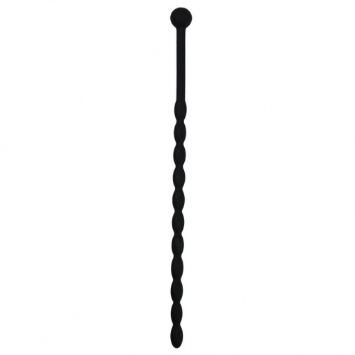 Sinner Gear - Ribbed Silicone Dilator - Black photo