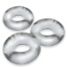 Oxballs - Fat Willy Cockring 3's Pack - Clear photo-4