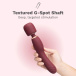 Le Wand - Flat Double Ended Vibrator - Red 照片-4