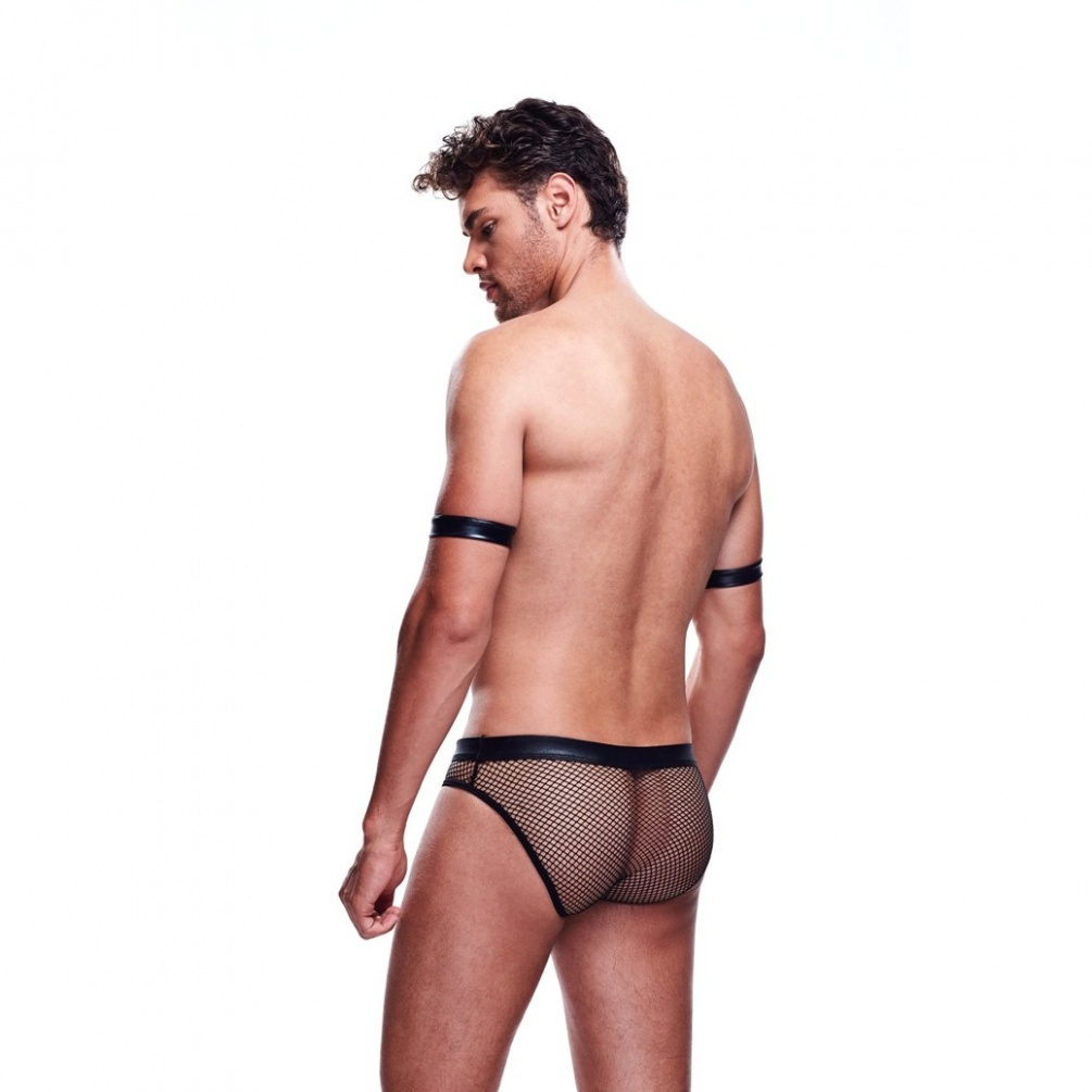 He's ready to handcuff you and read you your rights! Thi... Envy - Sexy Cop Set 2pcs - Black - M/L photo-2