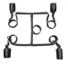 Sex&Mischief - Bed Bondage Restraint Kit - Black photo