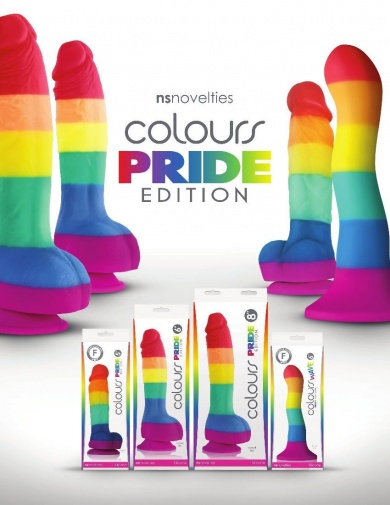 NS Novelties - Pride Edition 6'' Dildo - Multicolor photo