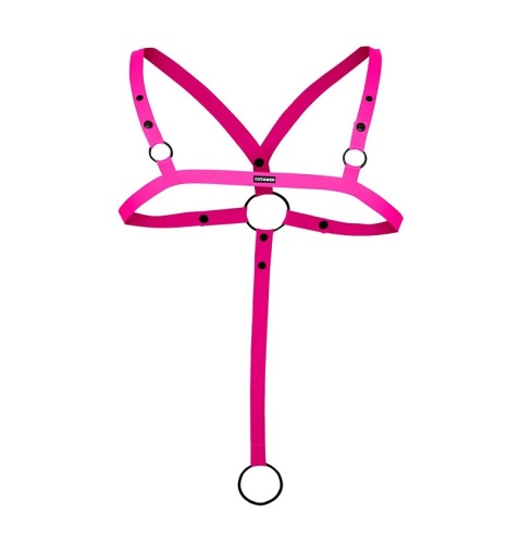 Cut4men - Crossed Harness - Hot Pink photo