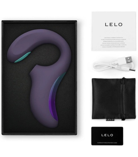 Lelo - Enigma Double Sonic 可APP控制 G點&A點&陰蒂刺激聲波按摩器 - 紫色 照片