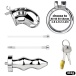 FAAK - Metal Chastity Cage w Catheter & Plug 照片-8