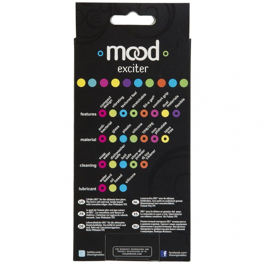 Doc Johnson - Mood - Exciter Masturbators  - Blue photo-5