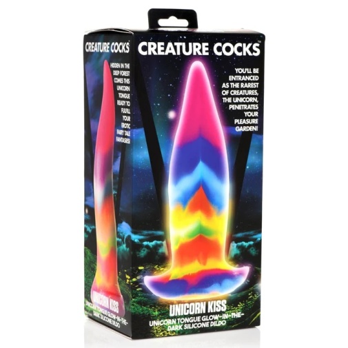 Creature Cocks - 發光獨角獸之吻假陽具 - 彩虹七色 照片
