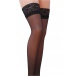 Passion - ST003 Stockings - Black - 3/4 photo