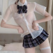 KR - 女學生服裝 KRW-195 - 黑色 照片-3