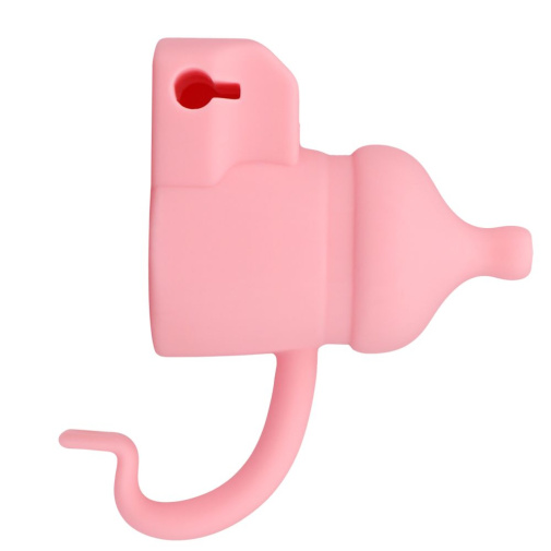 FAAK - Silicone Chastity Cage 121 - Pink photo