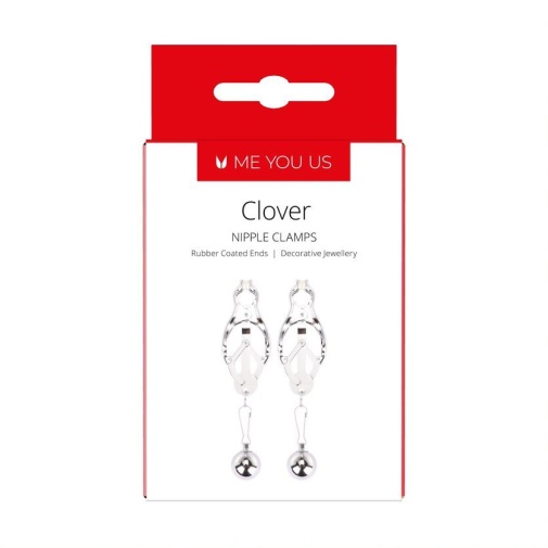 Me You Us - Clover Nipple Clamp - Silver 照片