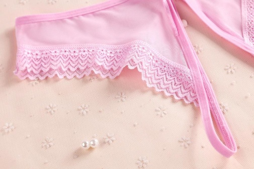 SB - 開襠內褲 229 - 淺粉紅色 照片