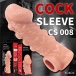 Kokos - Wavy Cock Sleeve M - Flesh photo-3