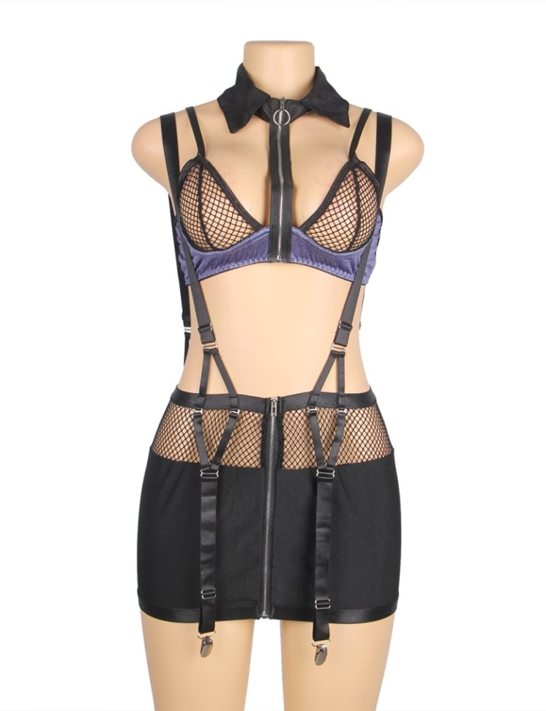 Ohyeah - Open Butt Hot Costume - Black - M photo