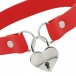 Coquette - Choker Keys Heart - Red photo-3