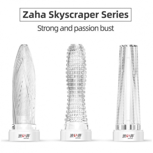 Drywell - Zaha Skyscraper Series Sleeve 3 pcs - Clear photo