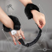 Master Series - Handler Furry Handcuffs - Black photo-6