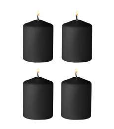 Ouch - Tease Candles 4 pcs Set - Black photo