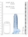 RealRock - 7" Realistic Dildo w Balls - Blue 照片-7