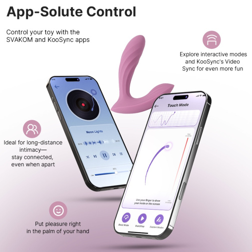SVAKOM - Erica Plus APP控制穿戴式震动器 - 浪漫玫瑰 照片