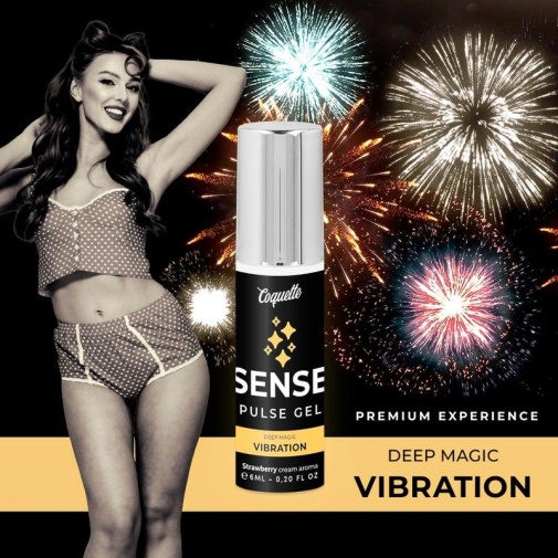 Coquette - 草莓味震动刺激凝胶 - 6ml 照片