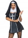 Leg Avenue - Naughty Nun Costume - Black - S photo-4