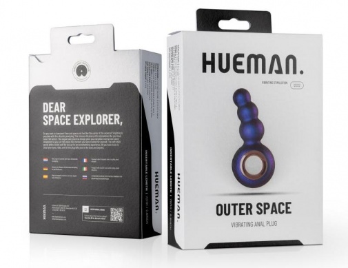 Hueman - Outer Space Vibro Plug - Purple photo