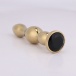 MT - Anal Plug 139x30mm - Golden/Black photo