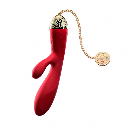 Zalo - Rosalie APP Rabbit Vibrator - Bright Red photo