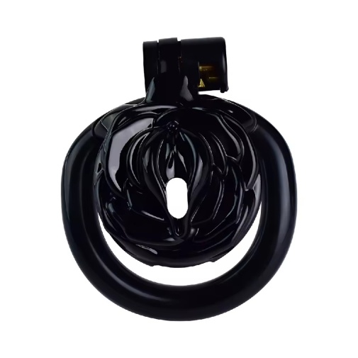 FAAK - Pussy Resin Chastity Cage 45mm - Black photo