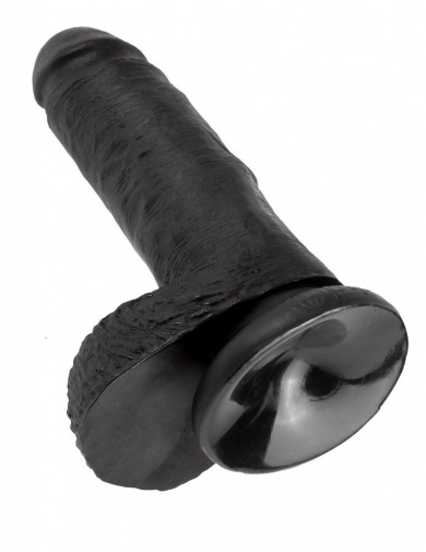 King Cock - Cock 7″ with Balls - Black photo