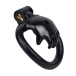 FAAK - Hand Shaped Resin Chastity Cage - Black 照片-3