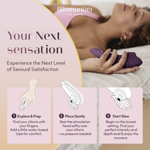 Womanizer - Next 阴蒂吸啜器 - 暗紫色 照片