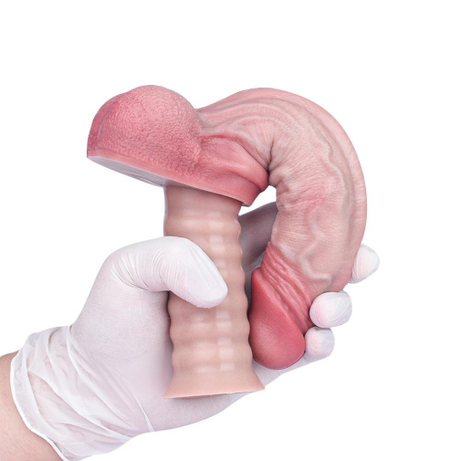 FAAK - Hand Shank Realistic Dildo 14cm - Flesh 照片