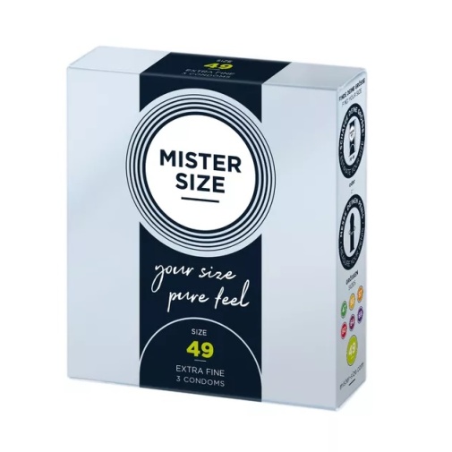 Mister Size - Condoms 49mm 3's Pack photo