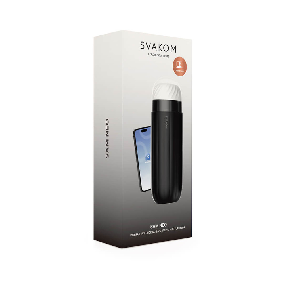 SVAKOM - Sam Neo 电动飞机杯 - 黑色 照片-9