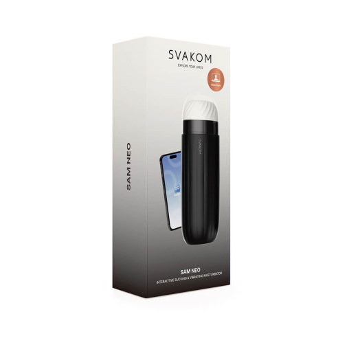 SVAKOM - Sam Neo 电动飞机杯 - 黑色 照片