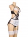 Ohyeah - Maid Costume w Garters - Black - XL photo-11