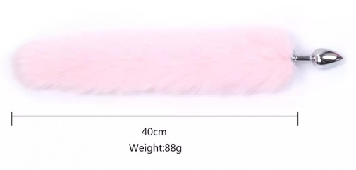 MT - Fox Tail Plug - Pink photo