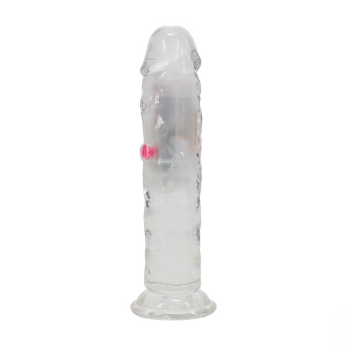 RealRock - 6" LED Vibro Dildo - Clear 照片