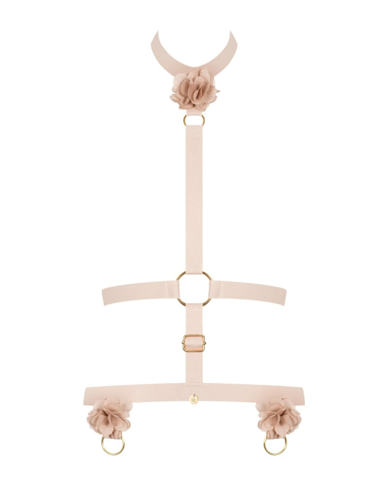 Obsessive - Cameliana 束帶內衣 - 米色 照片