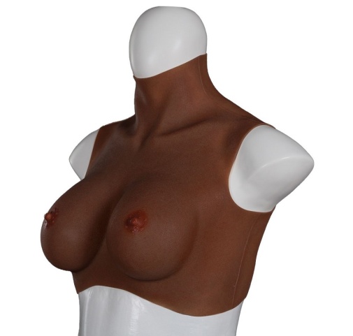 XX-Dreamstoys - Ultra Realistic Breast Form M - Black photo